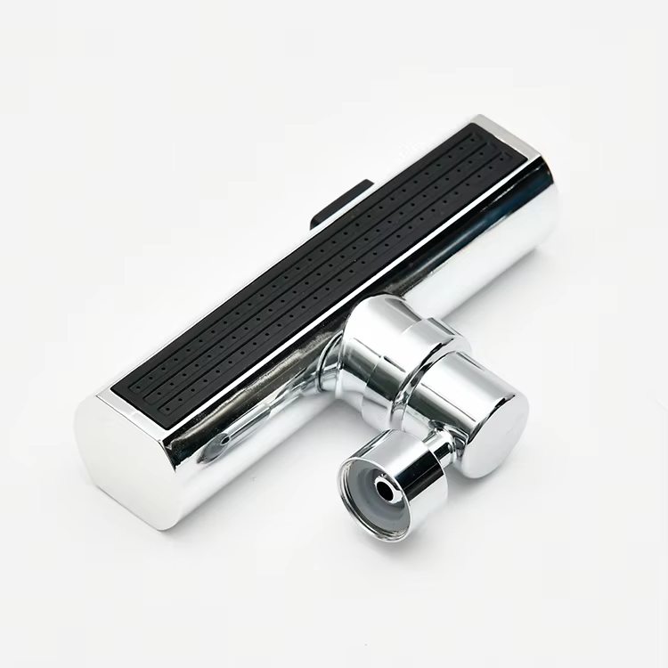 360 Degree Rotating Faucet Extender, Chrome Plated, 3 Function Water Tap Extension with Anti-Splash Design for Kitchen Sink