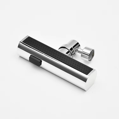 360 Degree Rotating Faucet Extender, Chrome Plated, 3 Function Water Tap Extension with Anti-Splash Design for Kitchen Sink