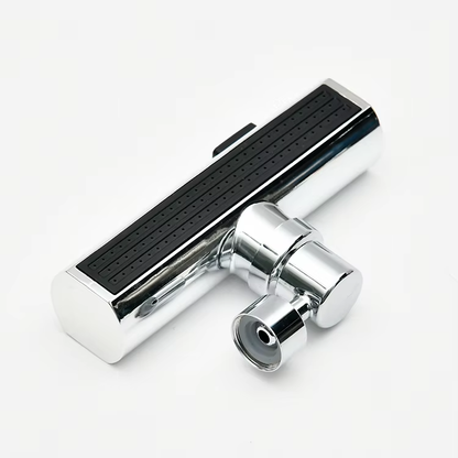360 Degree Rotating Faucet Extender, Chrome Plated, 3 Function Water Tap Extension with Anti-Splash Design for Kitchen Sink